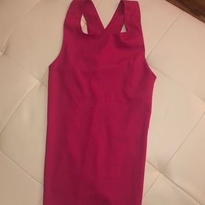 NWOT Beautiful pink tank blouse. Keyhole back.